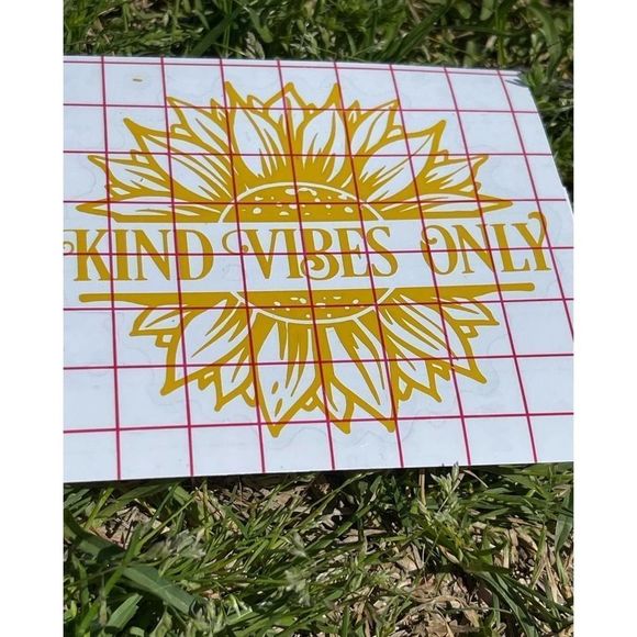 Kind Vibes Only Vinyl Decal - Picture 4 of 8
